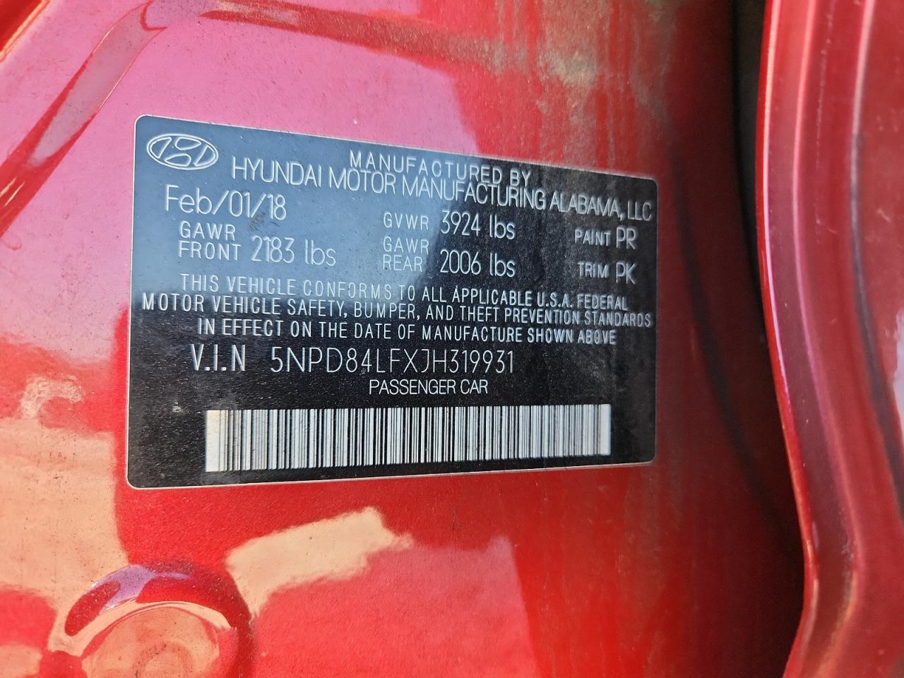 2018 Hyundai Elantra Sel - zdjęcie 12