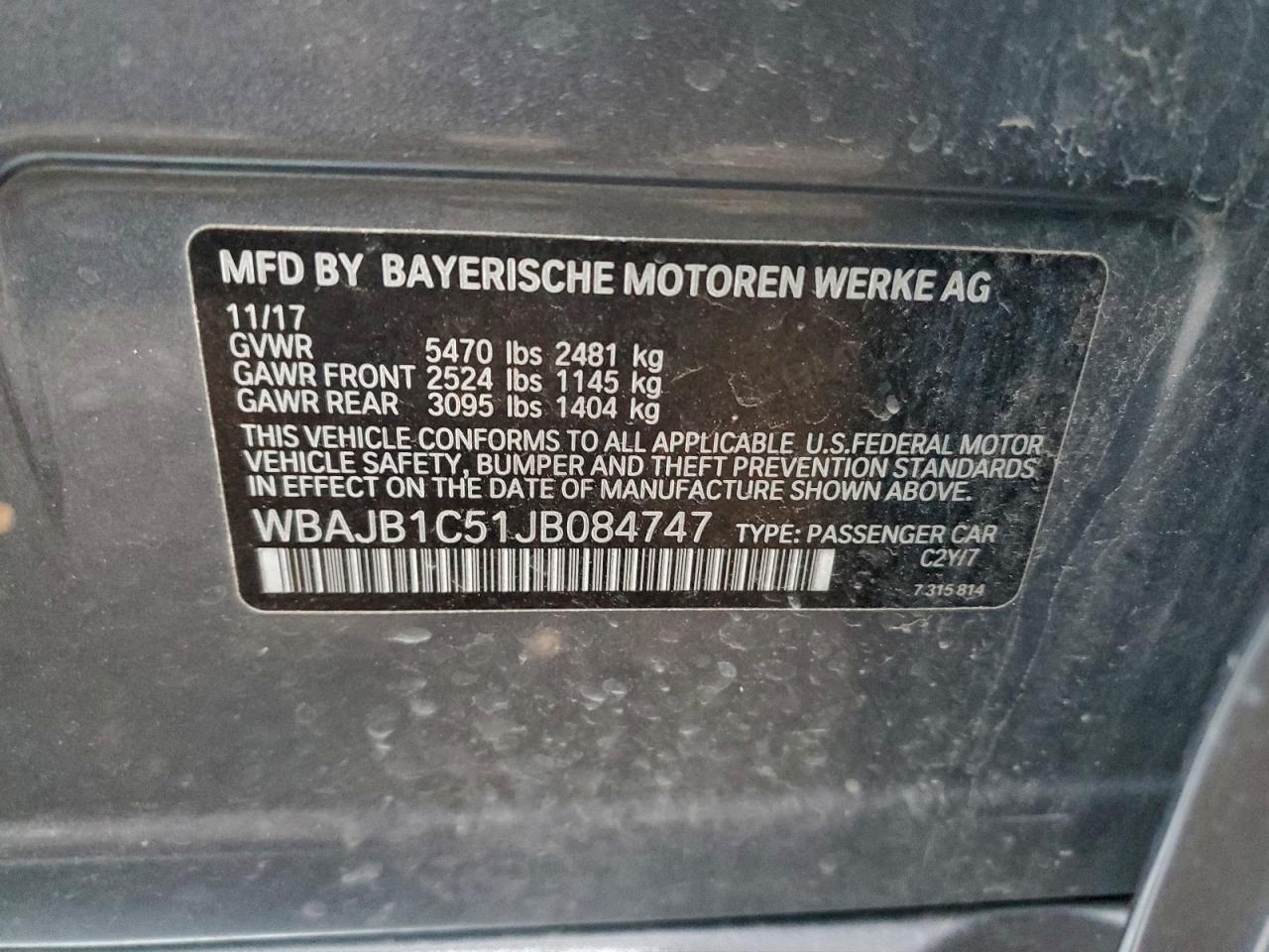 2018 BMW Seria 5 - zdjęcie 12