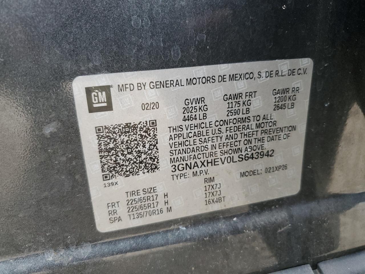 2020 Chevrolet Equinox Ls - zdjęcie 12