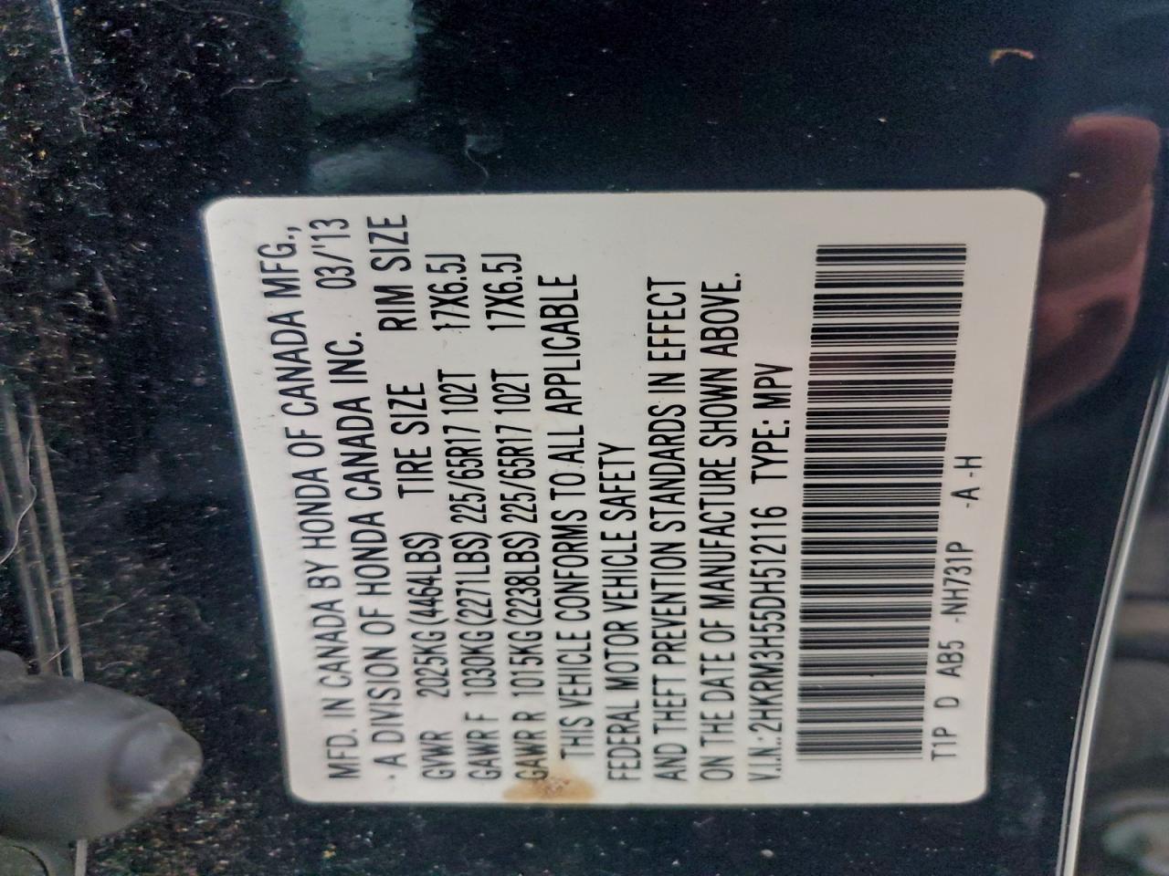 2013 Honda CR-V - zdjęcie 13