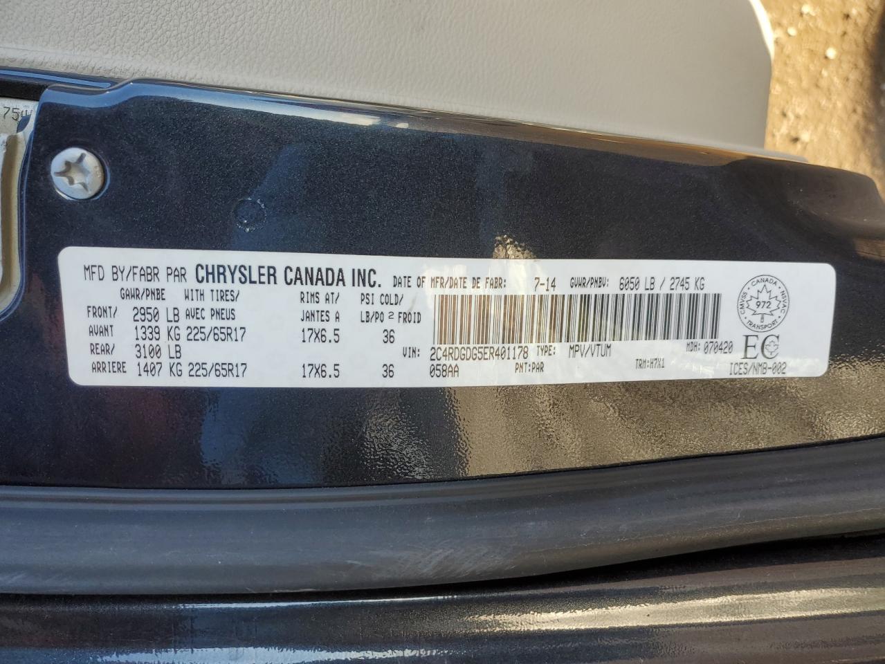 2014 Dodge Grand Caravan Crew - zdjęcie 14