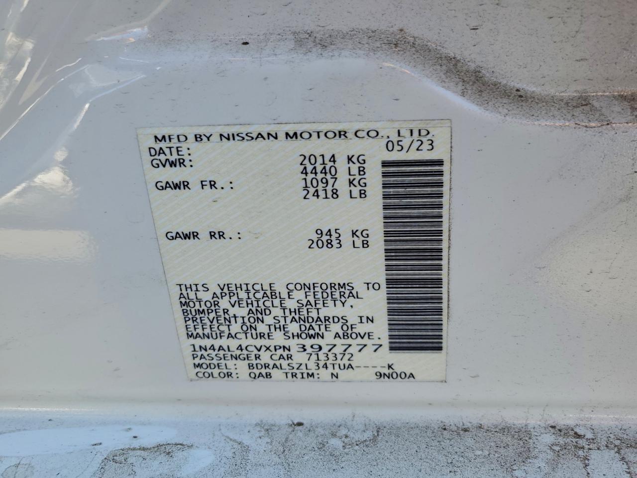 2023 Nissan Altima - zdjęcie 13