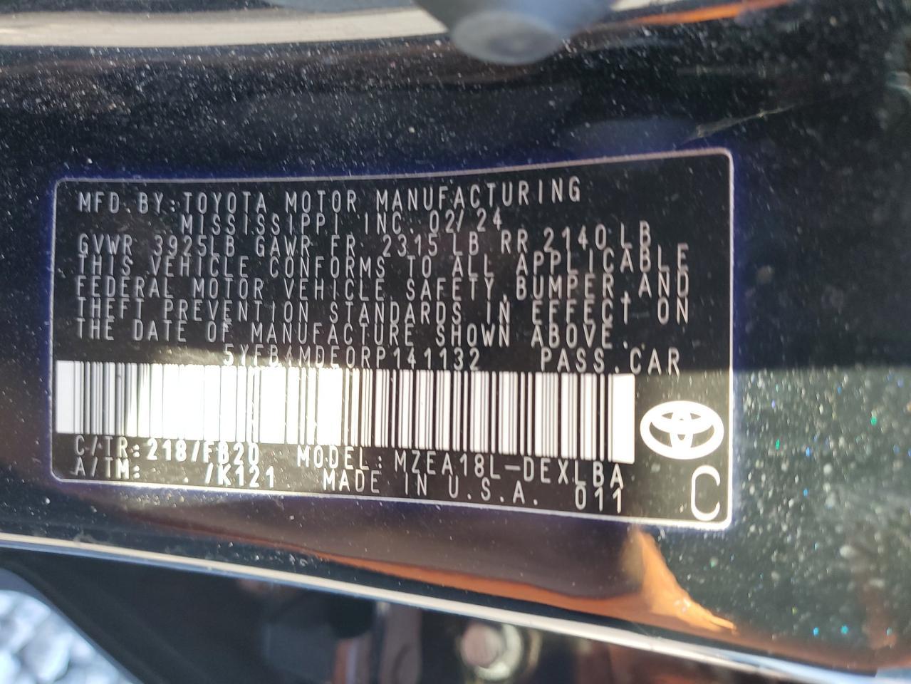 2024 Toyota Corolla - zdjęcie 12