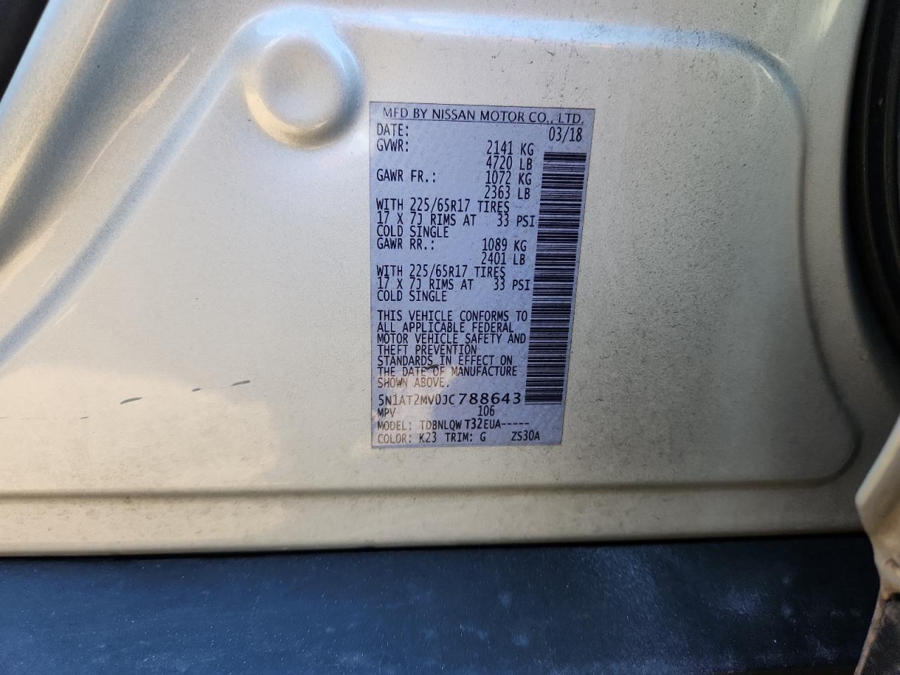 2018 Nissan Rogue - zdjęcie 14