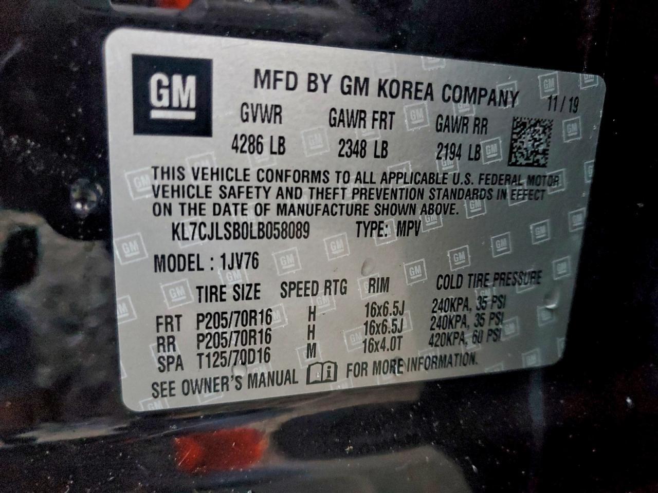 2020 Chevrolet Trax 1Lt - zdjęcie 13