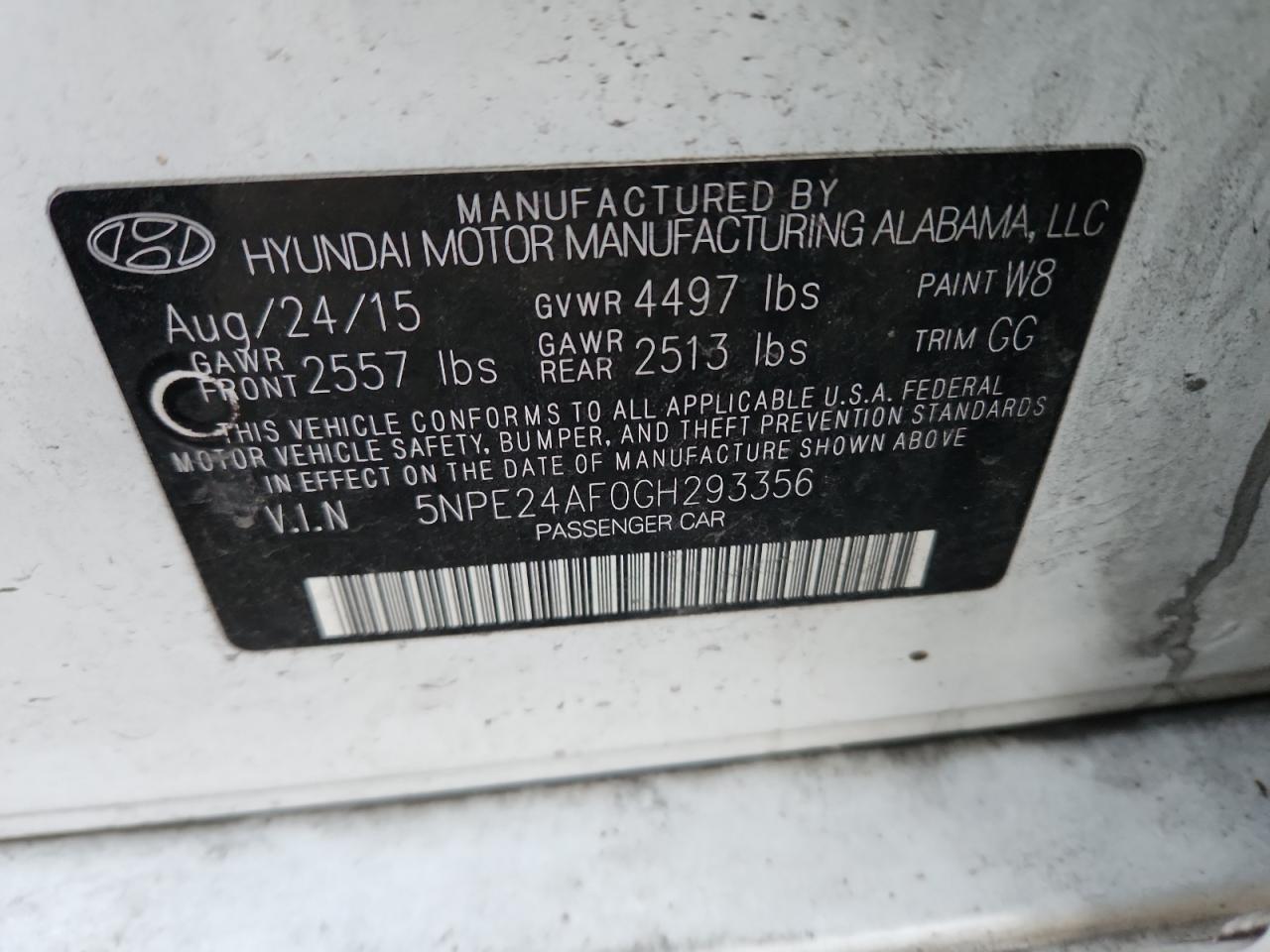 2016 Hyundai Sonata Se - zdjęcie 12