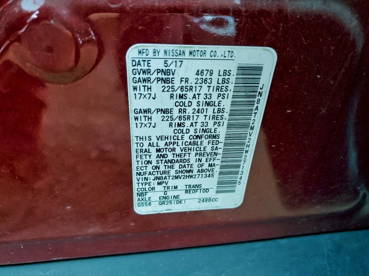 2017 Nissan Rogue - zdjęcie 13