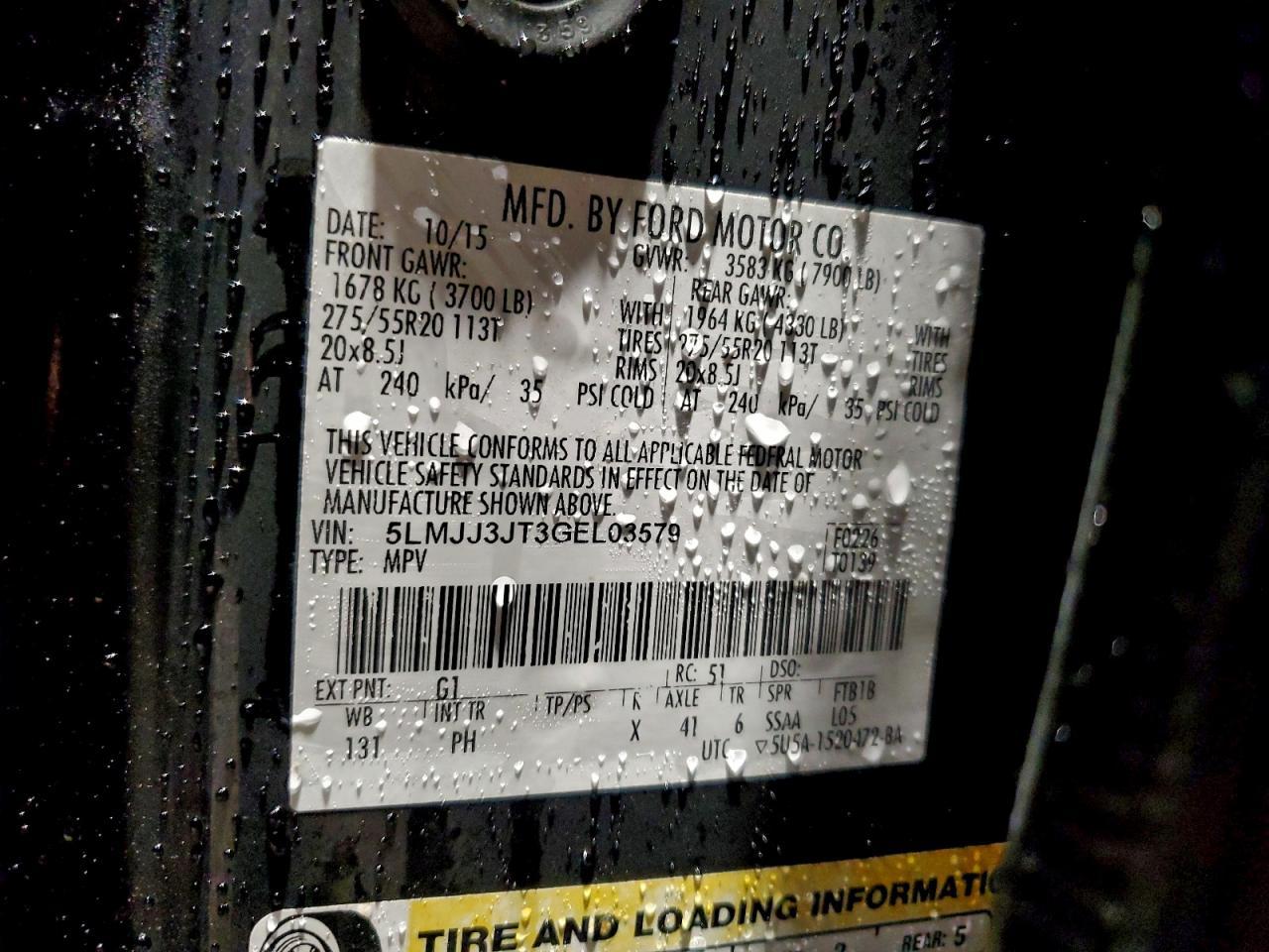 2016 Lincoln Navigator - zdjęcie 13