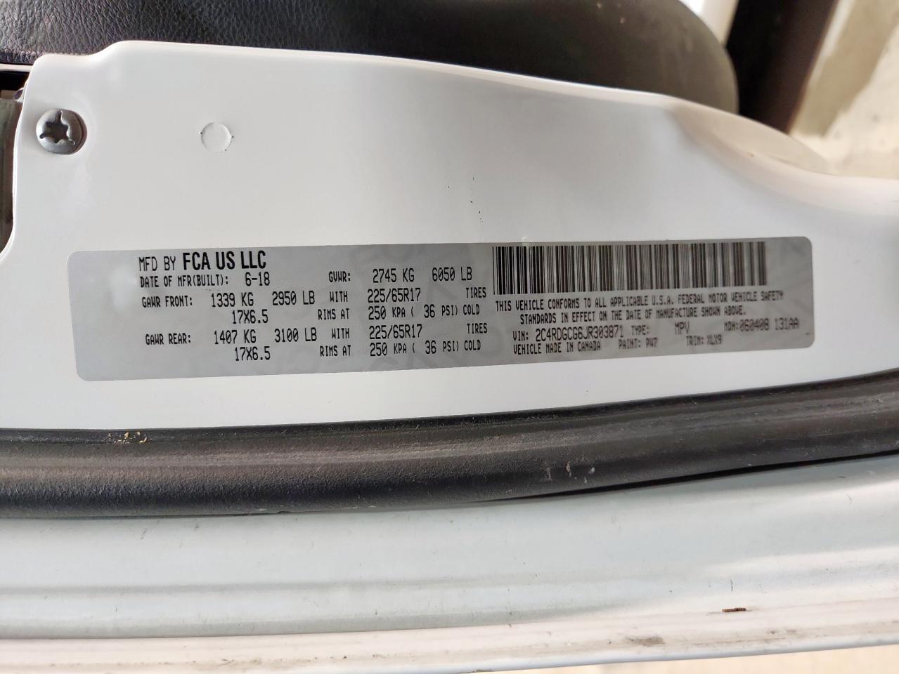 2018 Dodge Caravan - zdjęcie 13