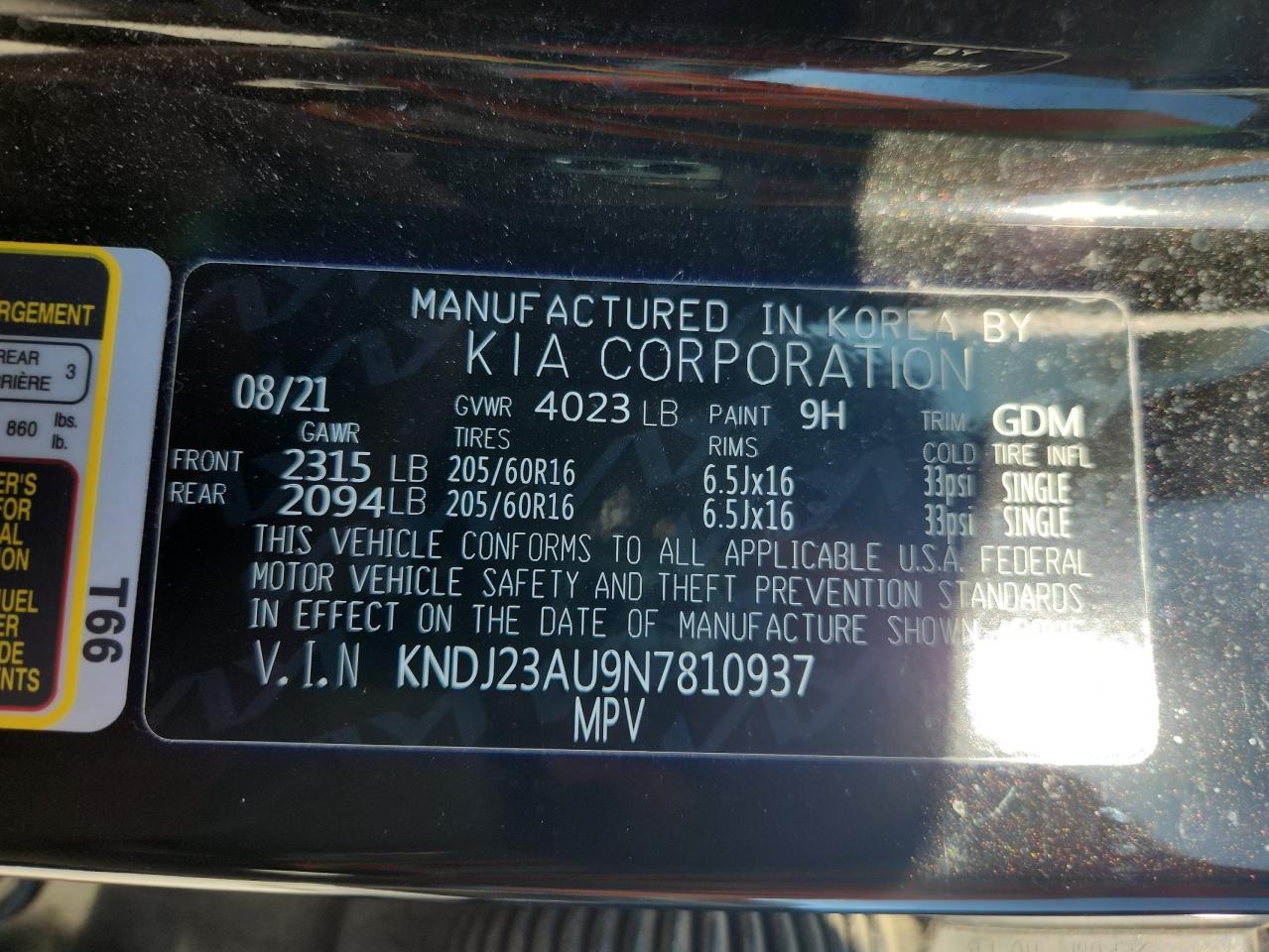 2022 Kia Soul Lx - zdjęcie 12