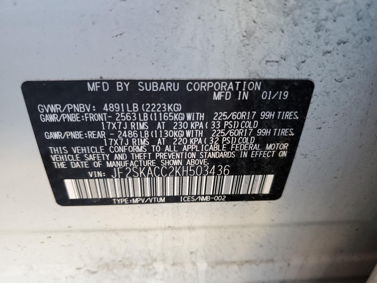 2019 Subaru Forester - zdjęcie 13