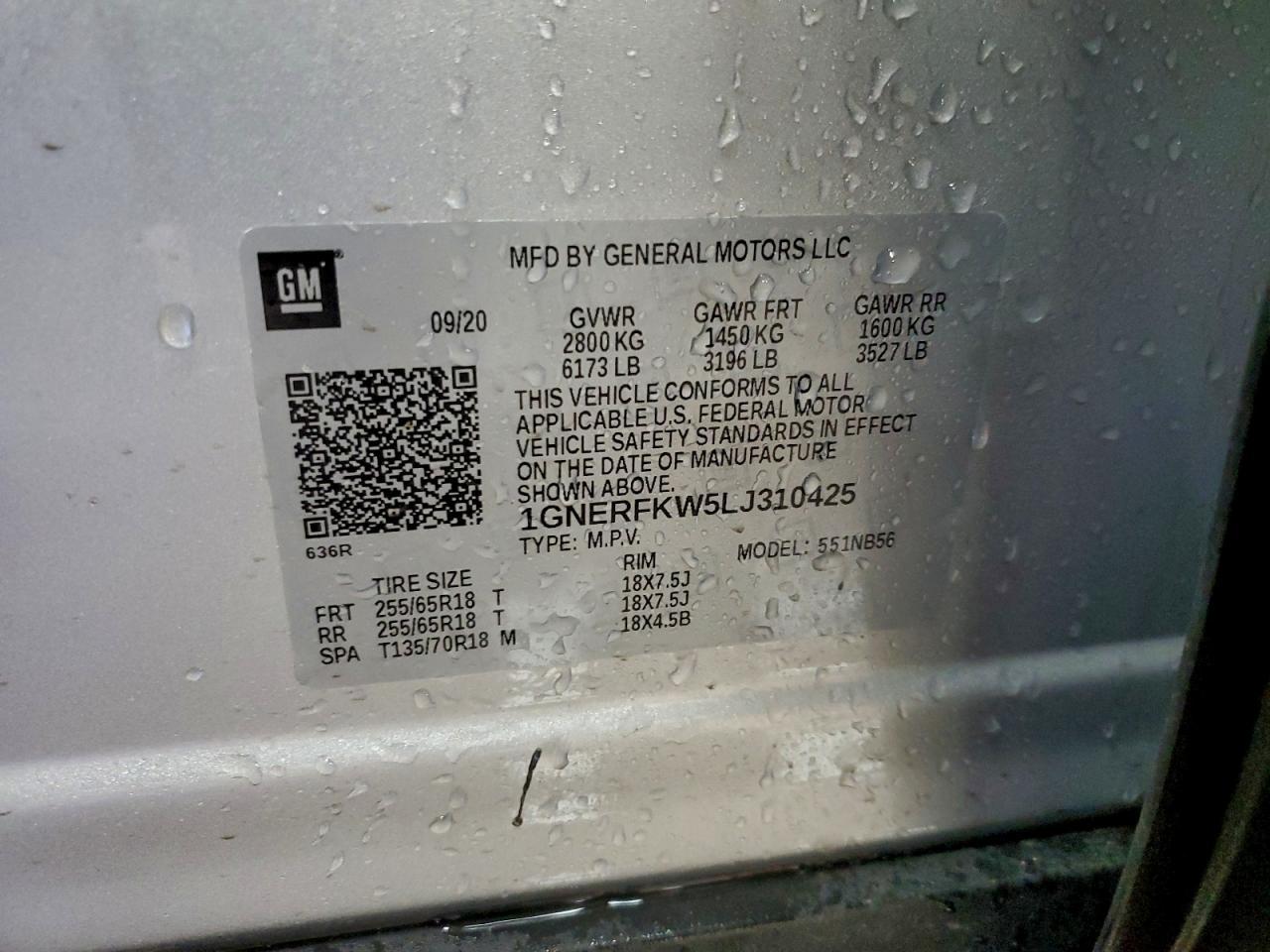 2020 Chevrolet Traverse Ls - zdjęcie 13