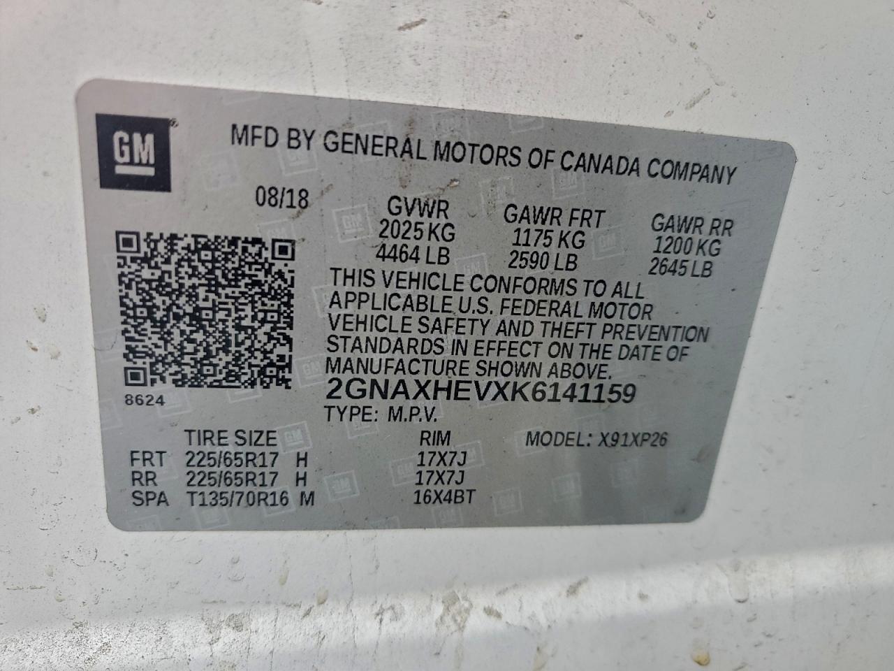 2019 Chevrolet Equinox Ls - zdjęcie 12