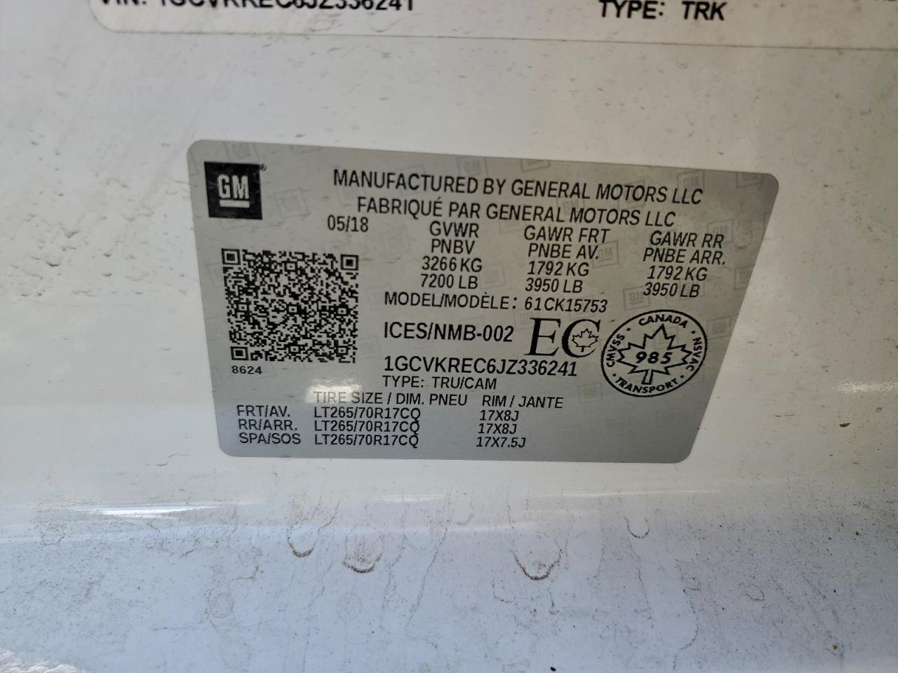 2018 Chevrolet Silverado K1500 Lt - zdjęcie 12