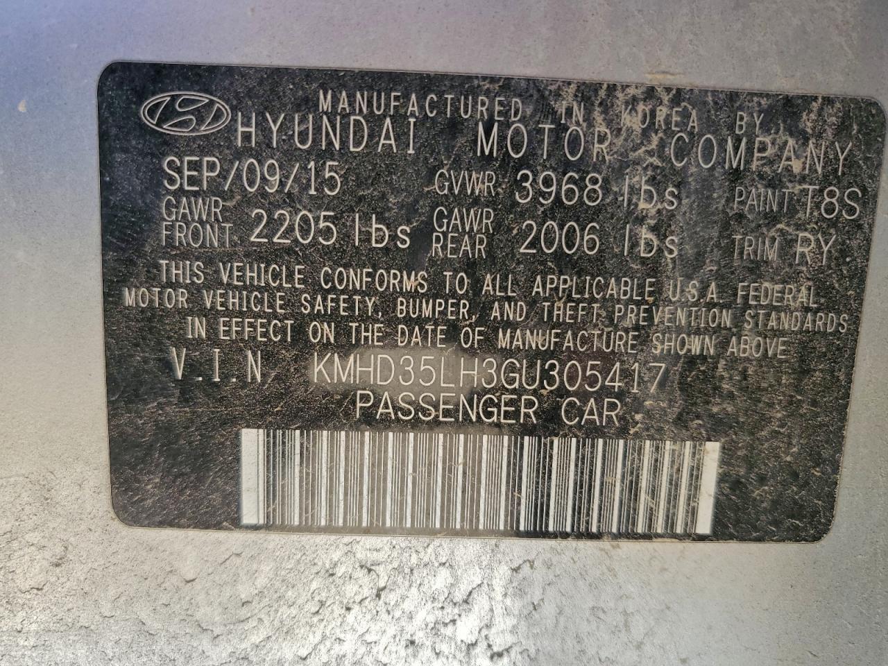 2016 Hyundai Elantra Gt - zdjęcie 12