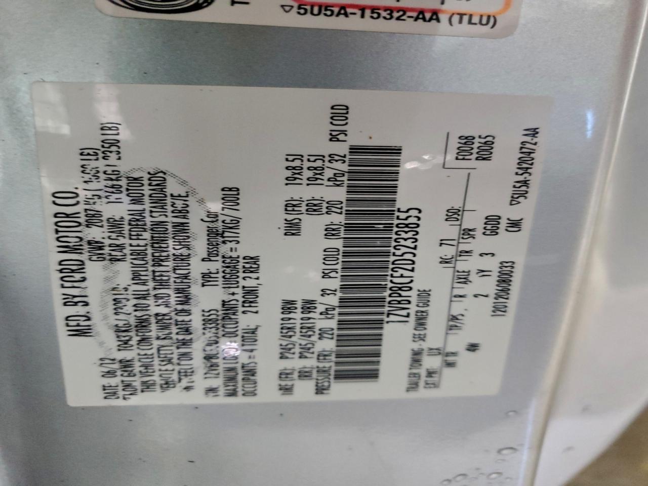 2013 Ford Mustang Gt - zdjęcie 13