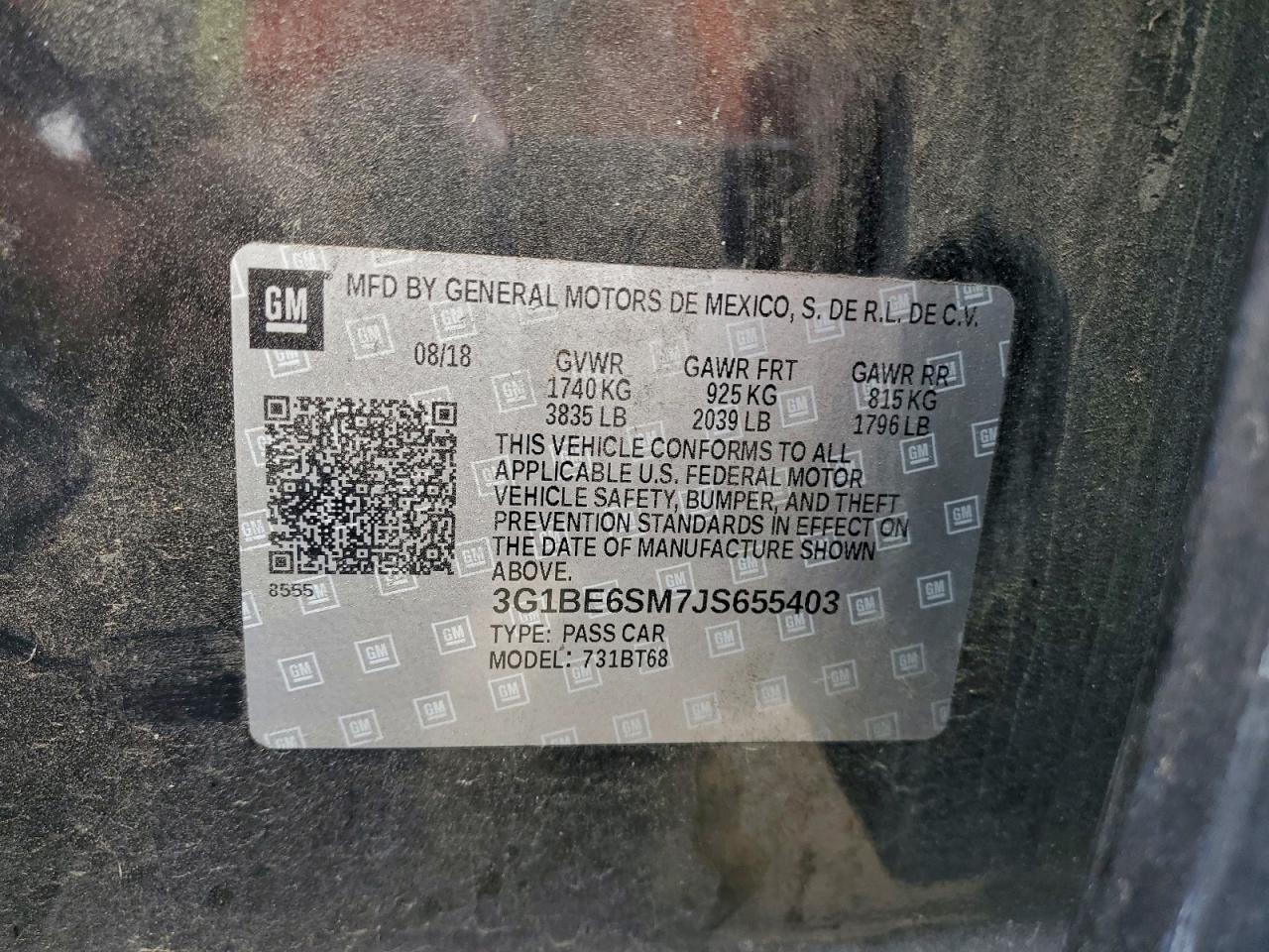 2018 Chevrolet Cruze Lt - zdjęcie 12