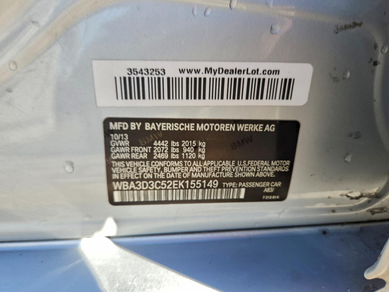 2014 BMW 328 D - zdjęcie 12