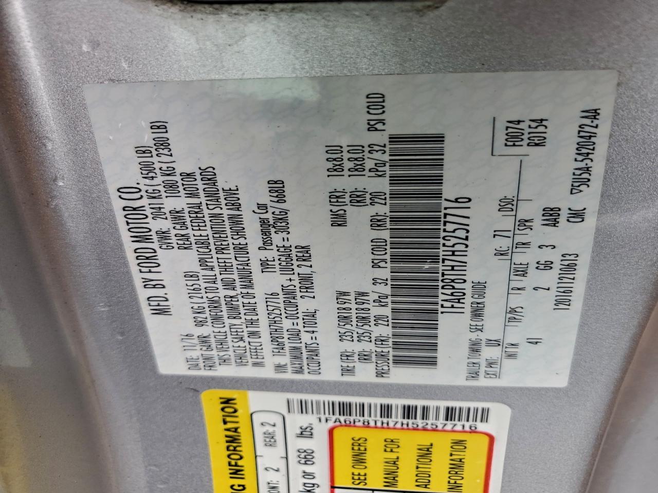 2017 Ford Mustang - zdjęcie 12