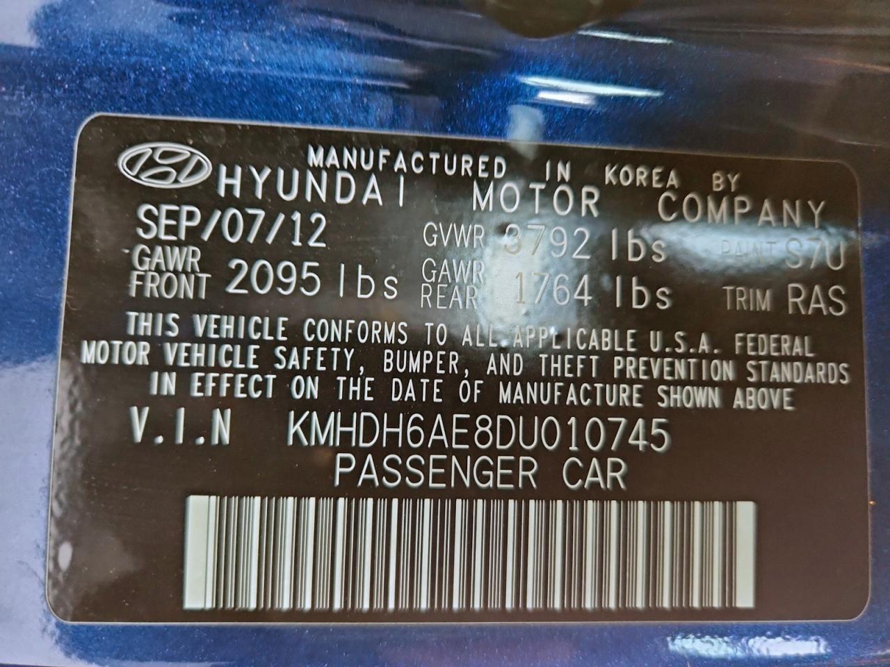 2013 Hyundai Elantra Coupe Gs - zdjęcie 12