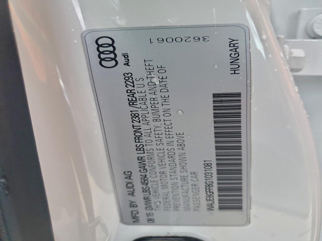 2016 Audi A3 Premium Plus - zdjęcie 12