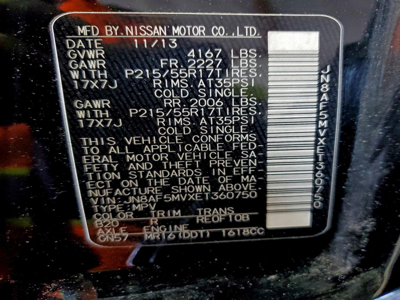 2014 Nissan Juke Sl - zdjęcie 12