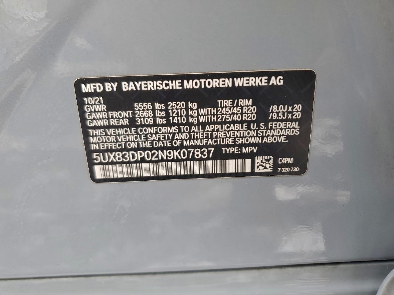 2022 BMW X3 M40I - zdjęcie 13