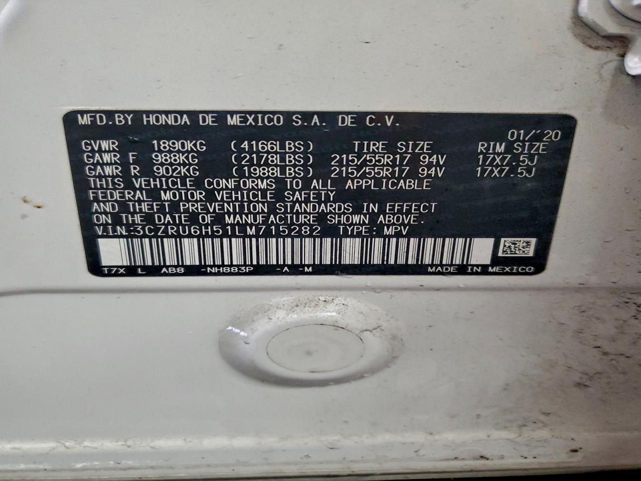 2020 Honda Hr-V Ex - zdjęcie 12