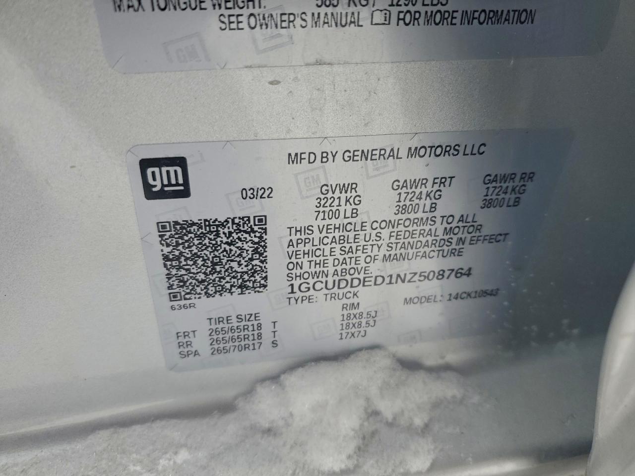 2022 Chevrolet Silverado K1500 Lt - zdjęcie 12