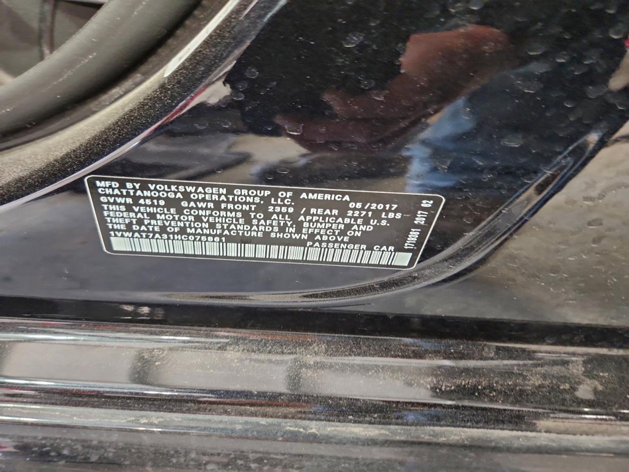 2017 Volkswagen Passat S - zdjęcie 12