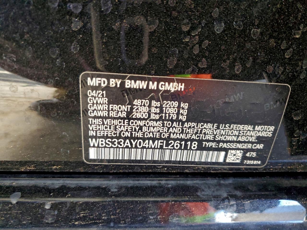 2021 BMW M3 Competition - zdjęcie 12