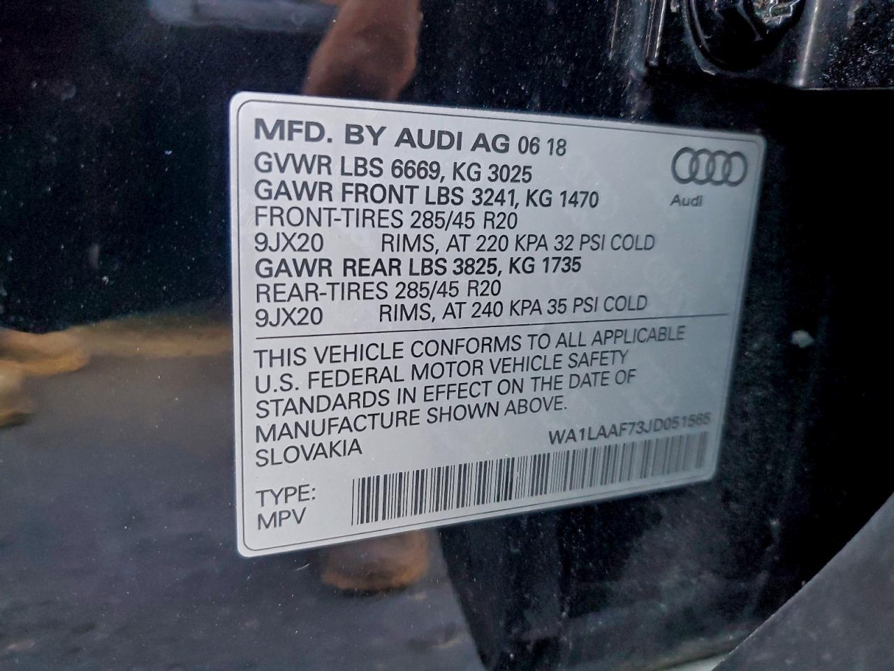 2018 Audi Q7 Premium Plus - zdjęcie 13