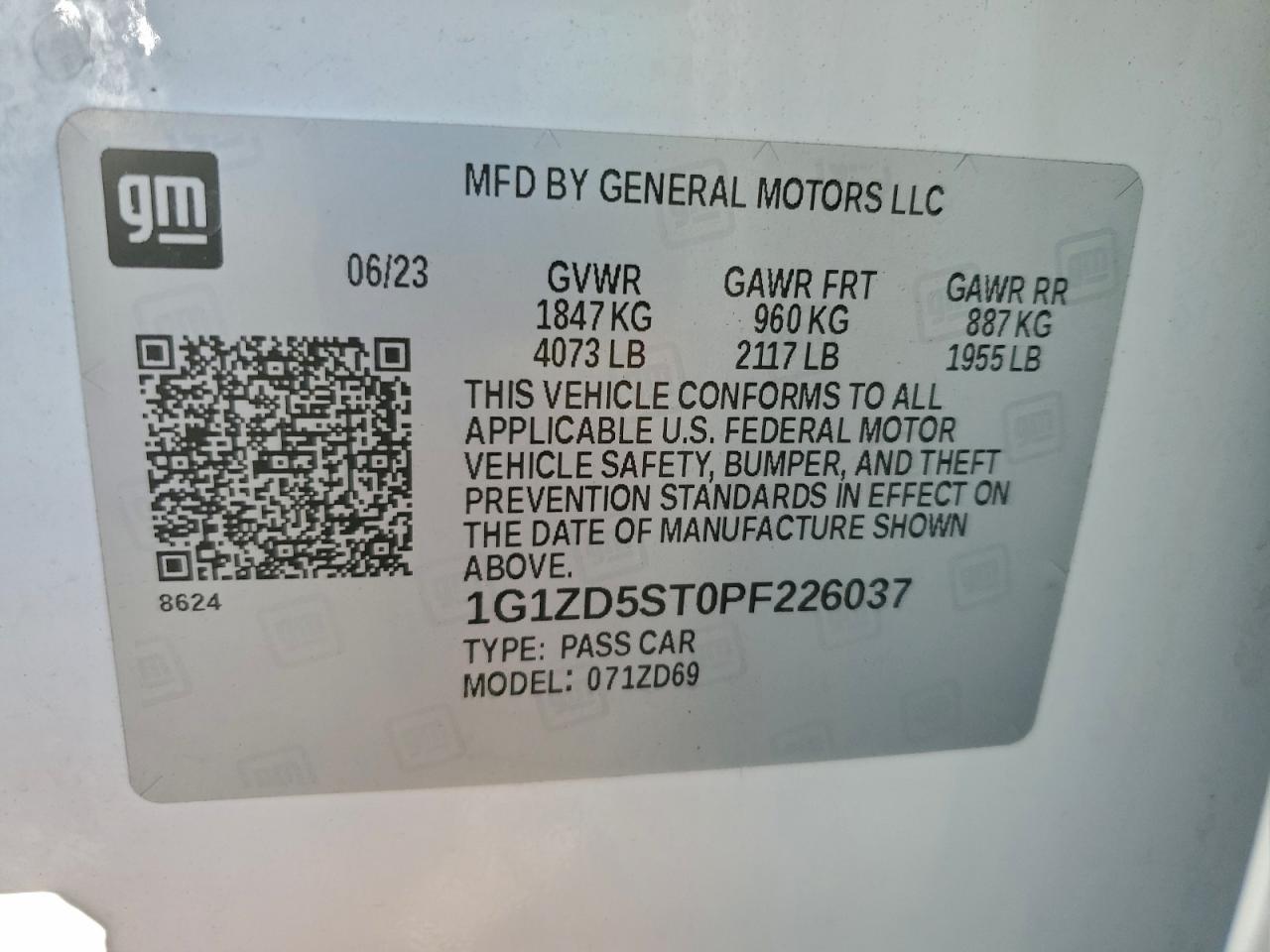 2023 Chevrolet Malibu Lt - zdjęcie 12