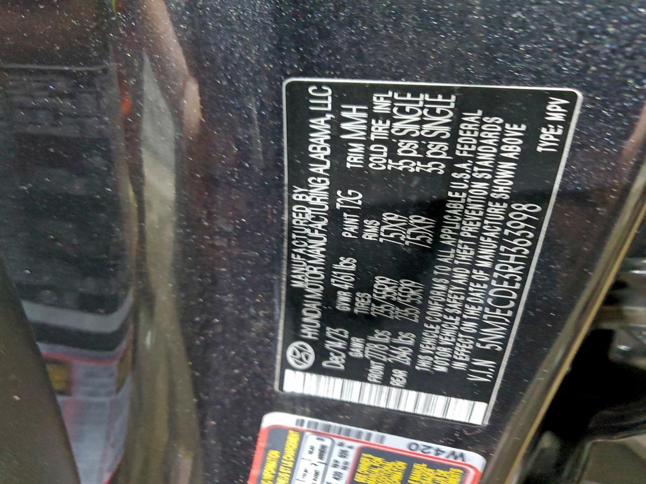 2024 Hyundai Tucson Limited - zdjęcie 13