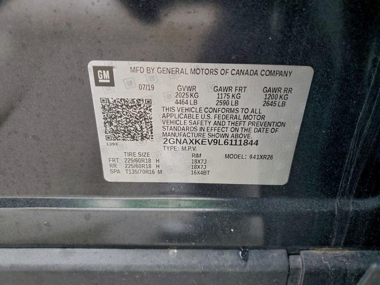 2020 Chevrolet Equinox Lt - zdjęcie 13