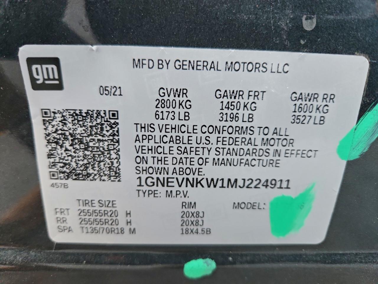 2021 Chevrolet Traverse High Country - zdjęcie 14