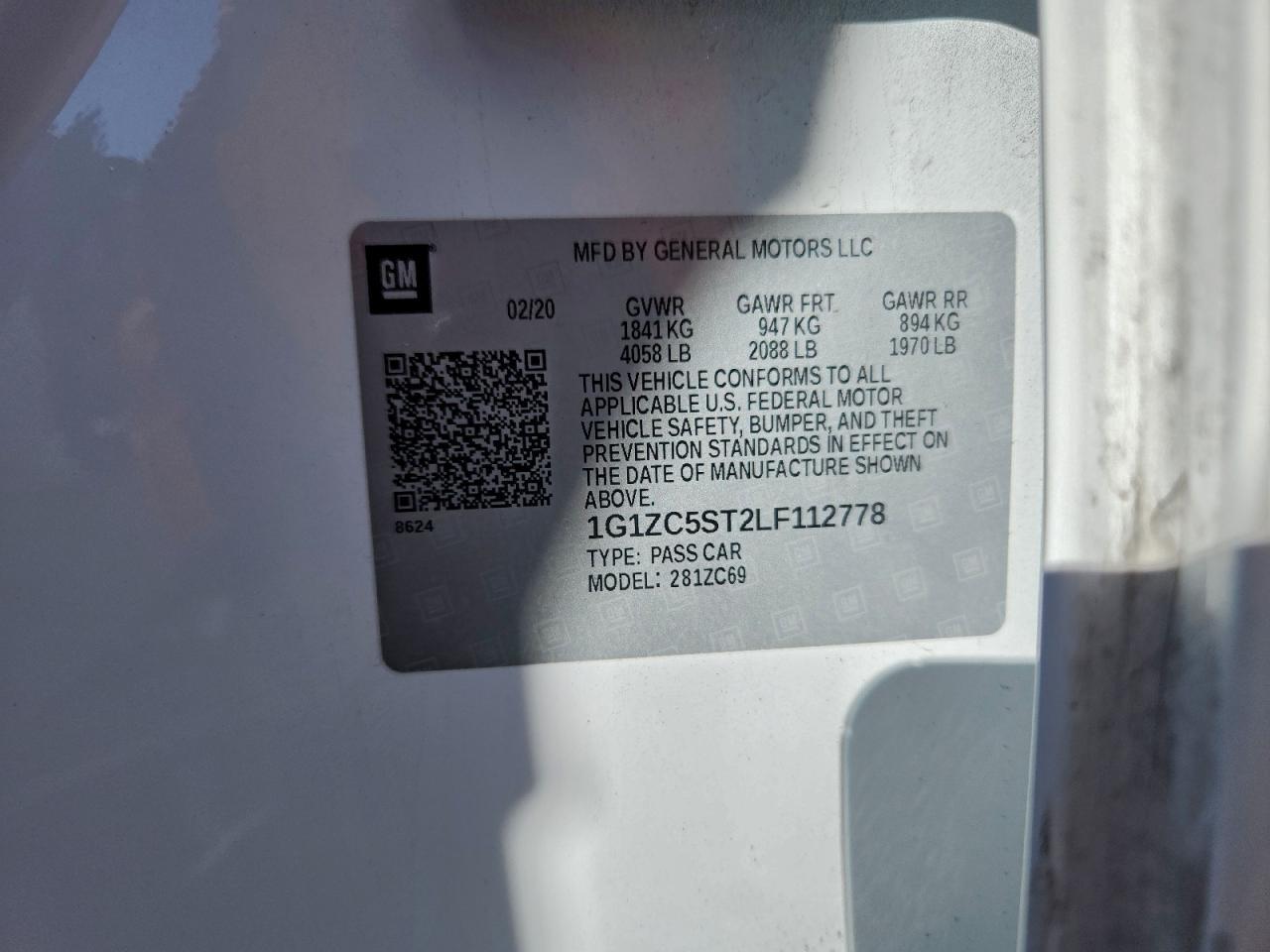 2020 Chevrolet Malibu Ls - zdjęcie 13