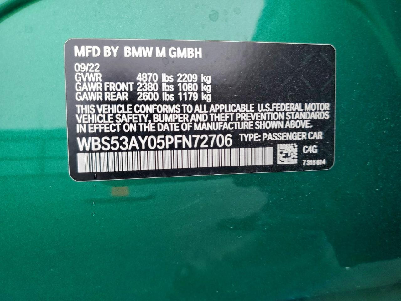 2023 BMW M3 - zdjęcie 13