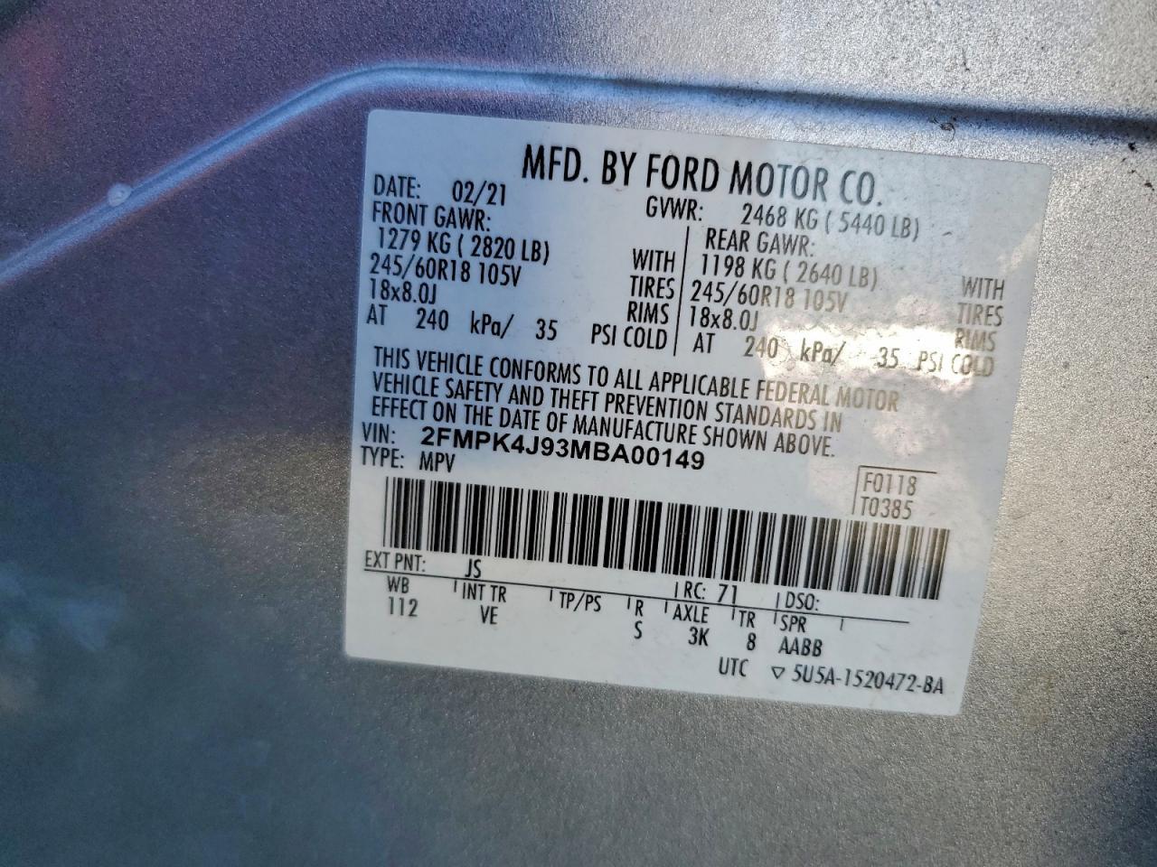 2021 Ford Edge Sel - zdjęcie 12