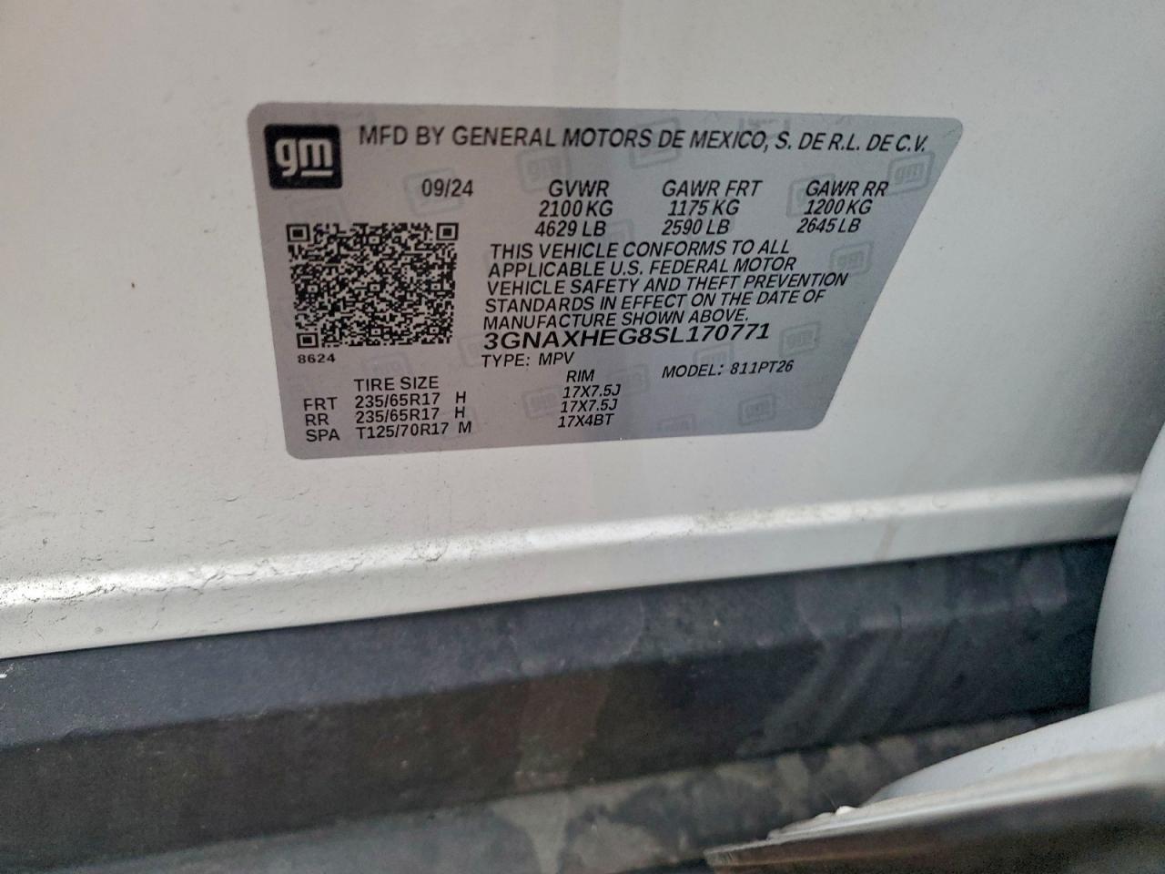 2025 Chevrolet Equinox Lt - zdjęcie 12