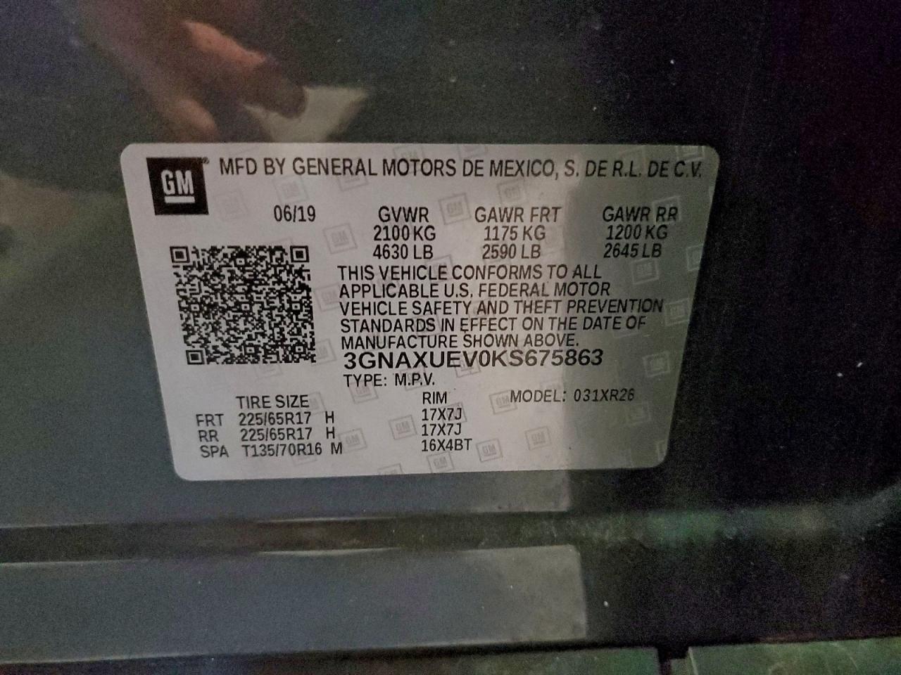 2019 Chevrolet Equinox Lt - zdjęcie 13