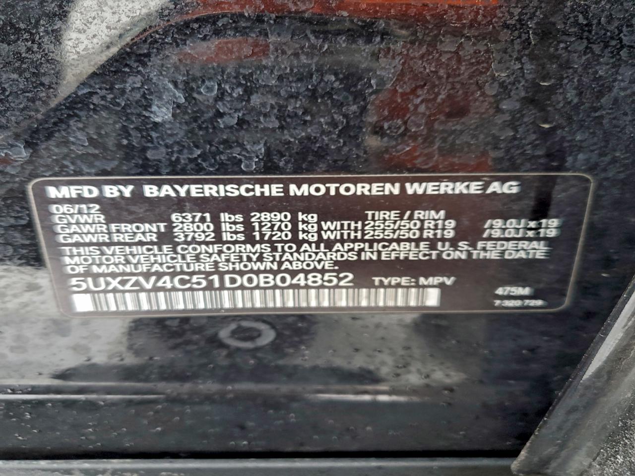 2013 BMW X5 xDrive35I - zdjęcie 12