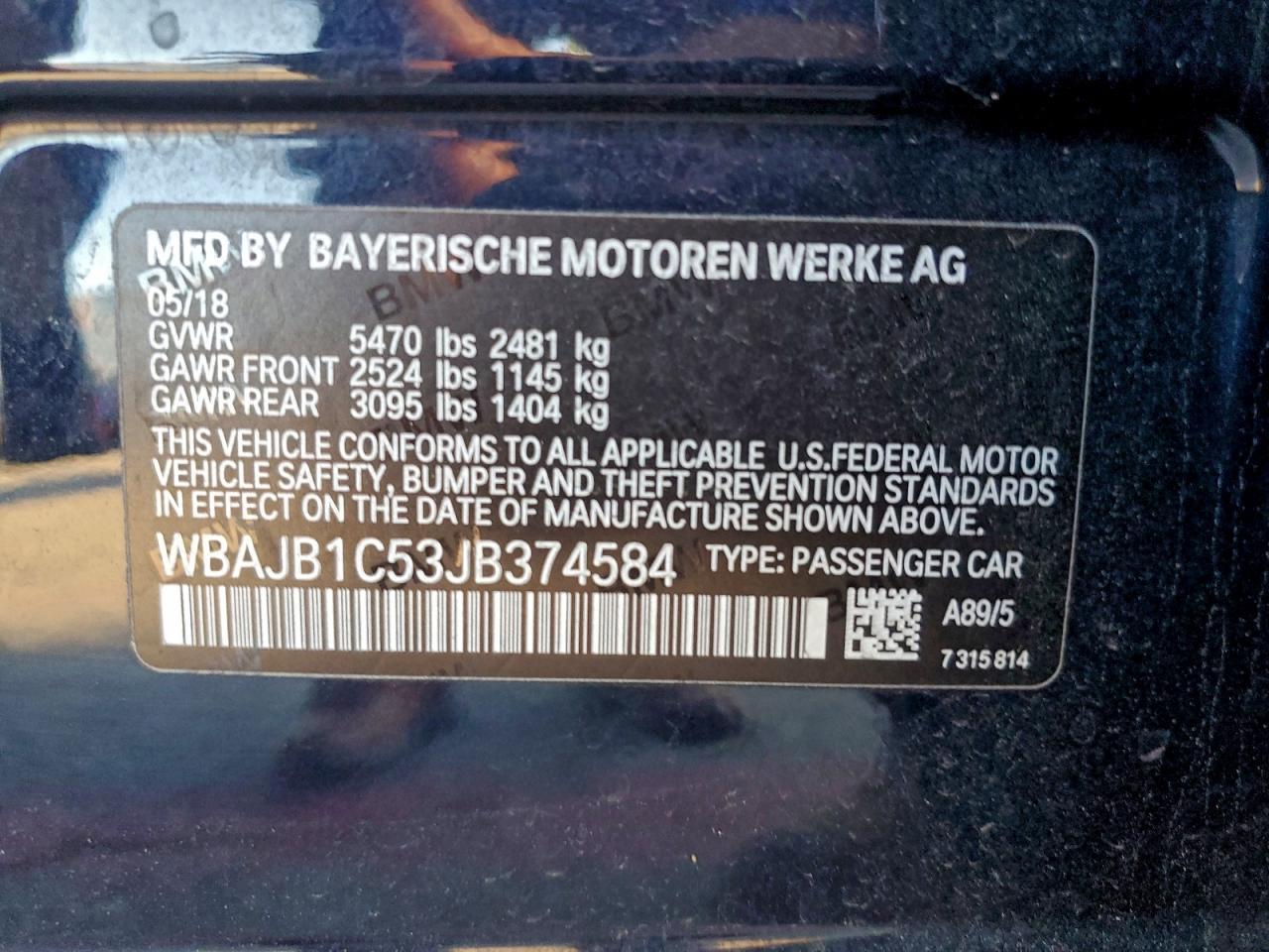 2018 BMW 530Xe - zdjęcie 12