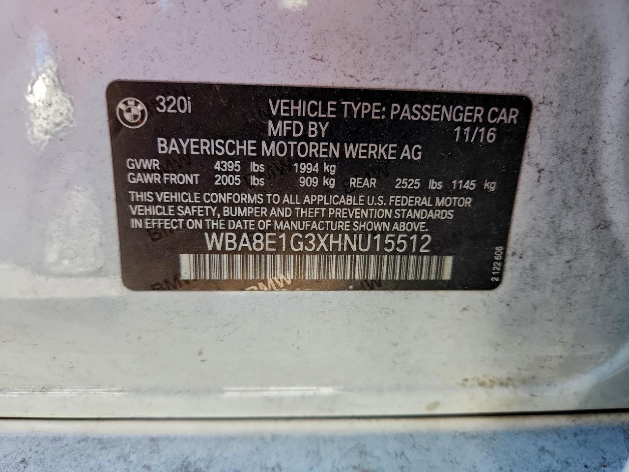 2017 BMW 320 I - zdjęcie 12