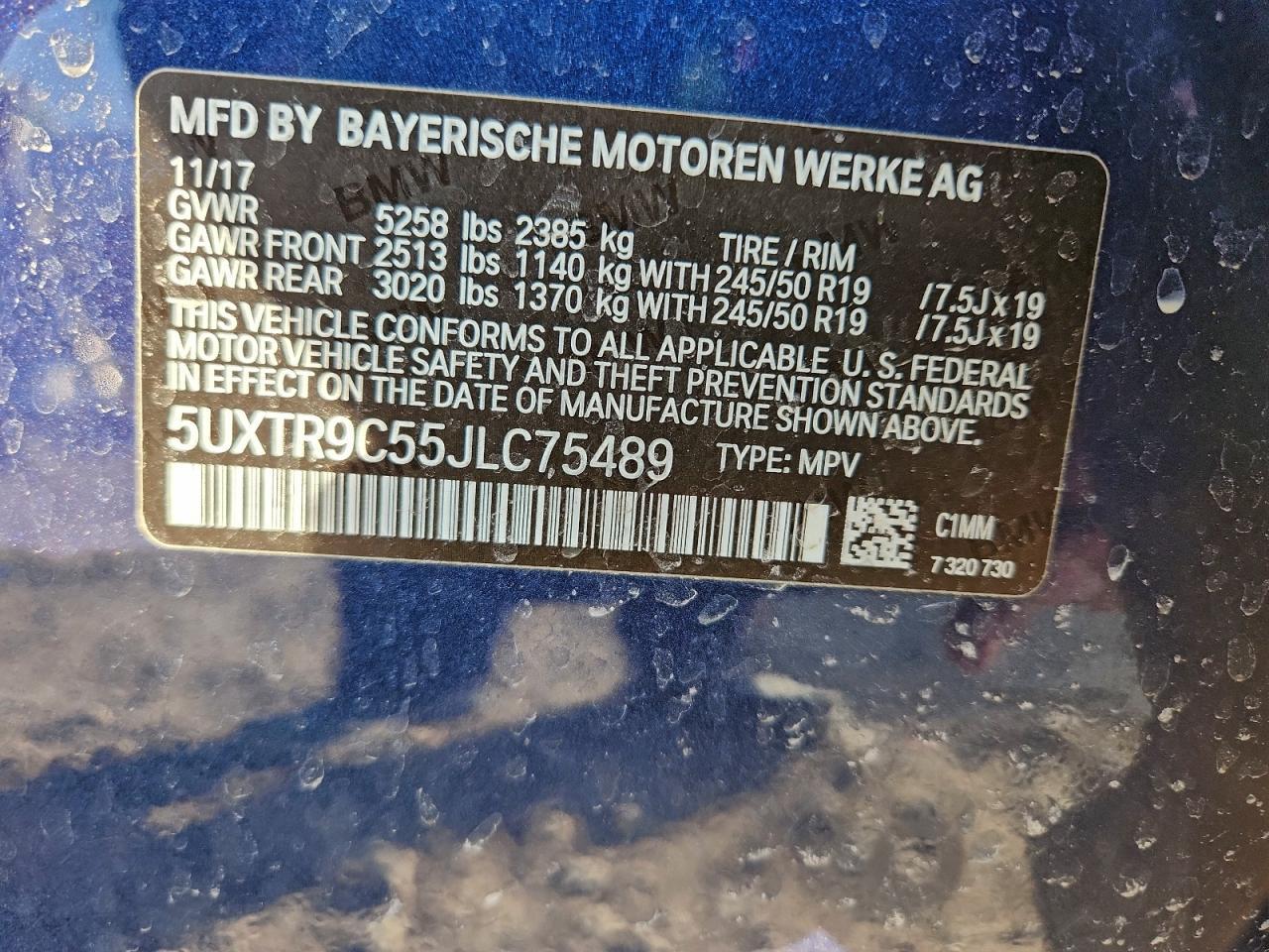 2018 BMW X3 xDrive30I - zdjęcie 13