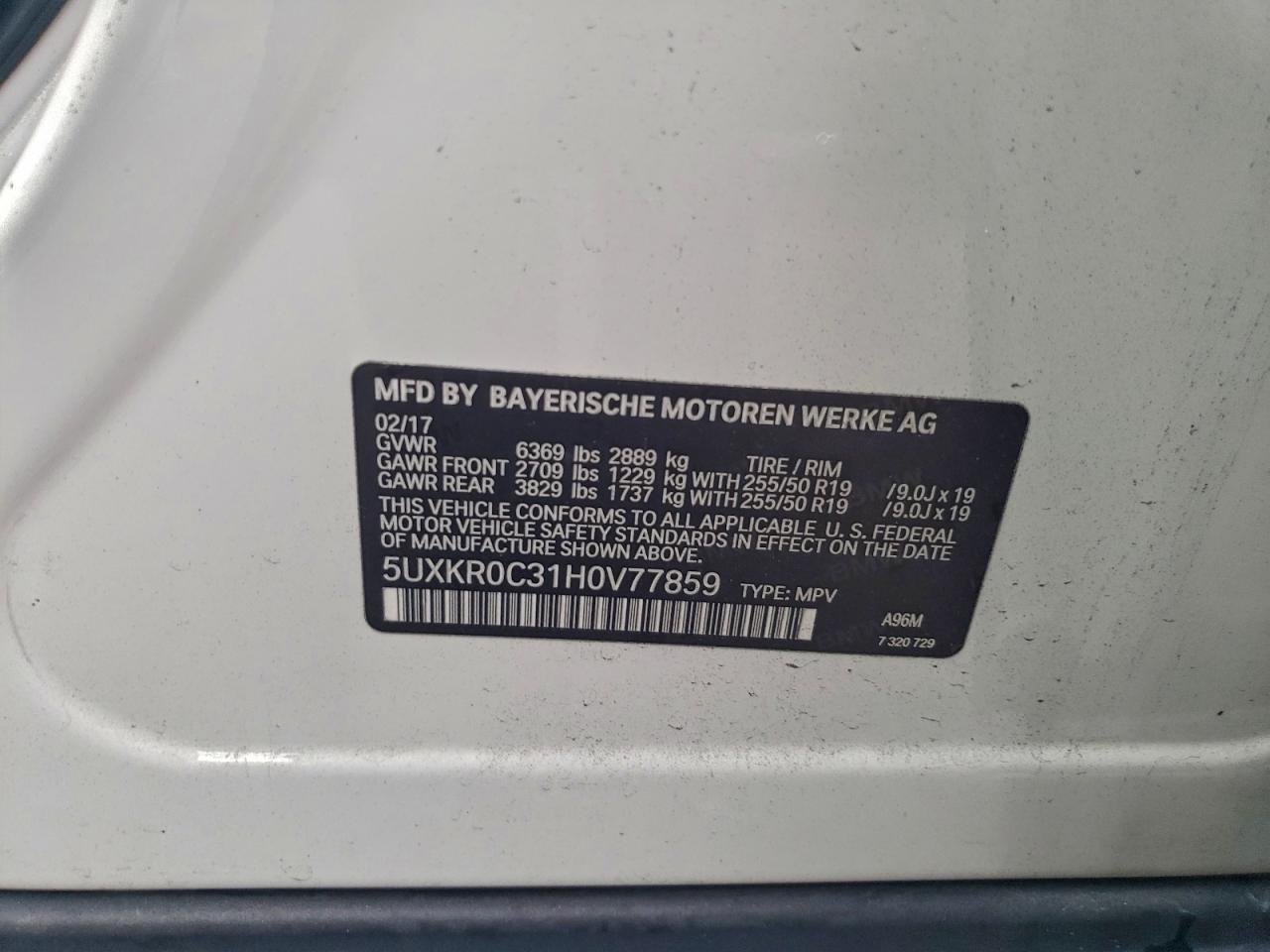 2017 BMW X5 xDrive35I - zdjęcie 13