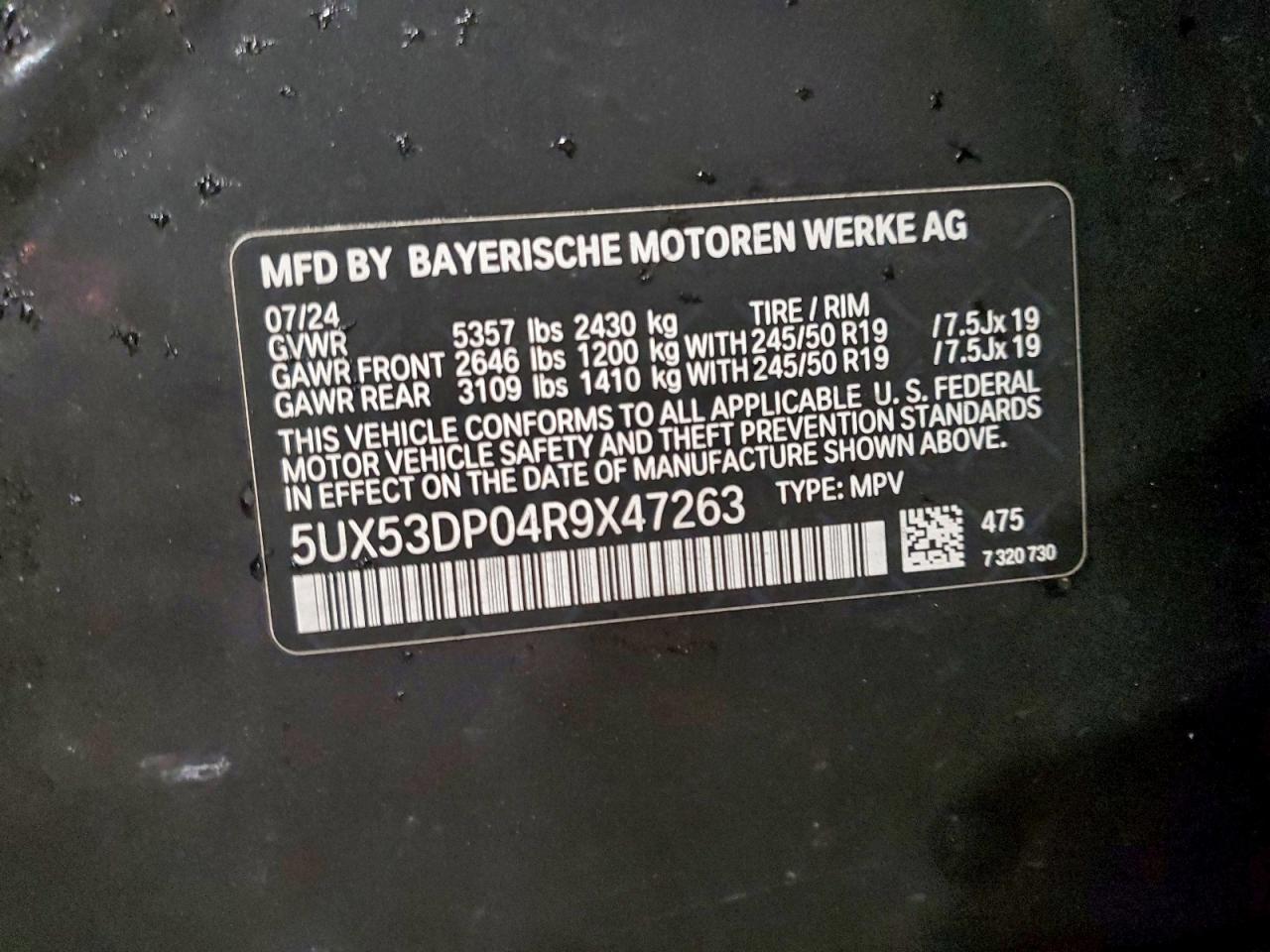 2024 BMW X3 xDrive30I - zdjęcie 13