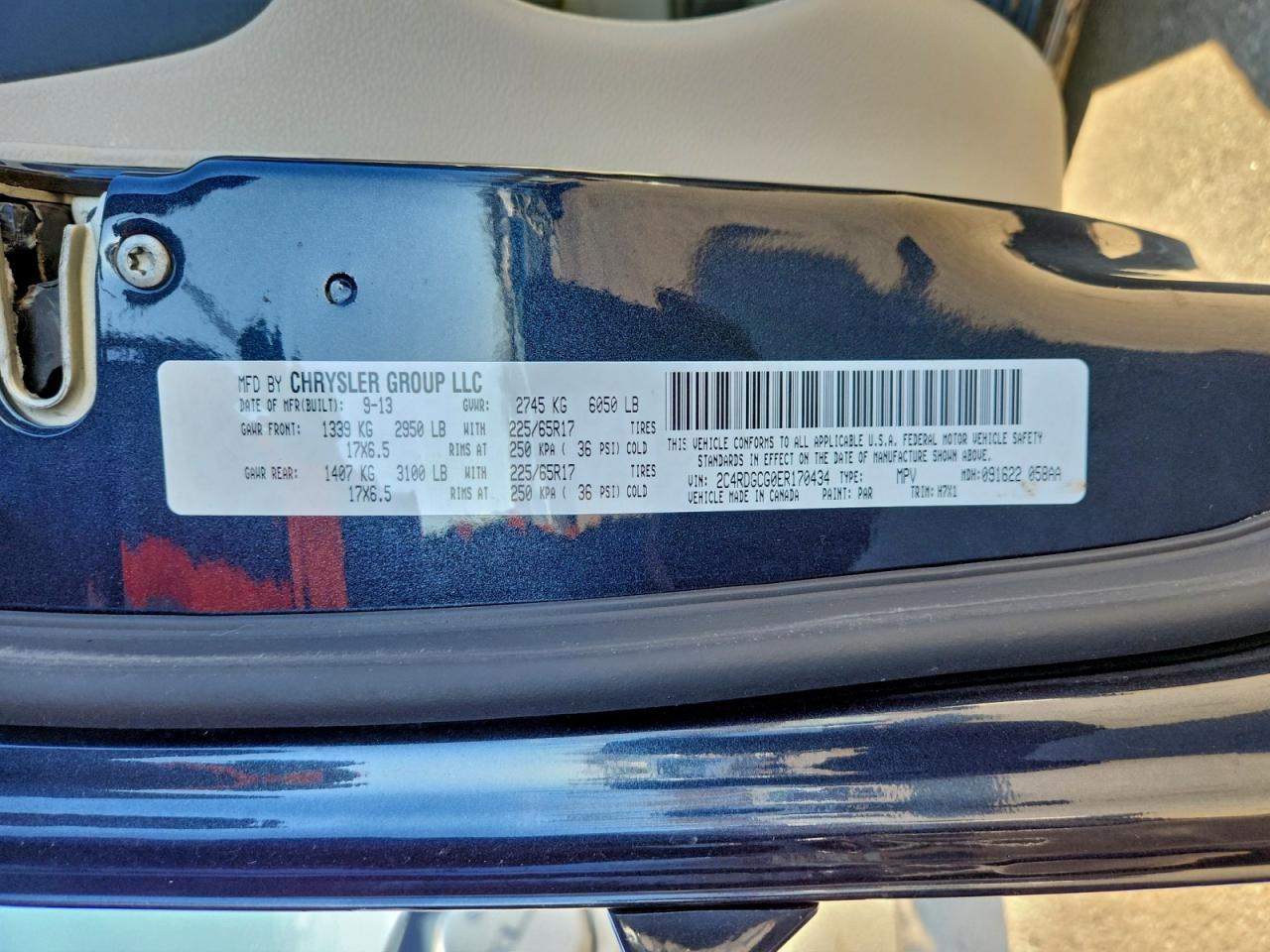 2014 Dodge Grand Caravan Sxt - zdjęcie 13