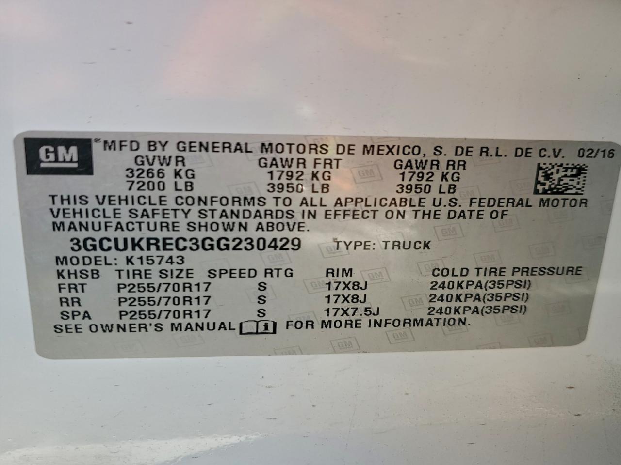 2016 Chevrolet Silverado K1500 Lt - zdjęcie 12