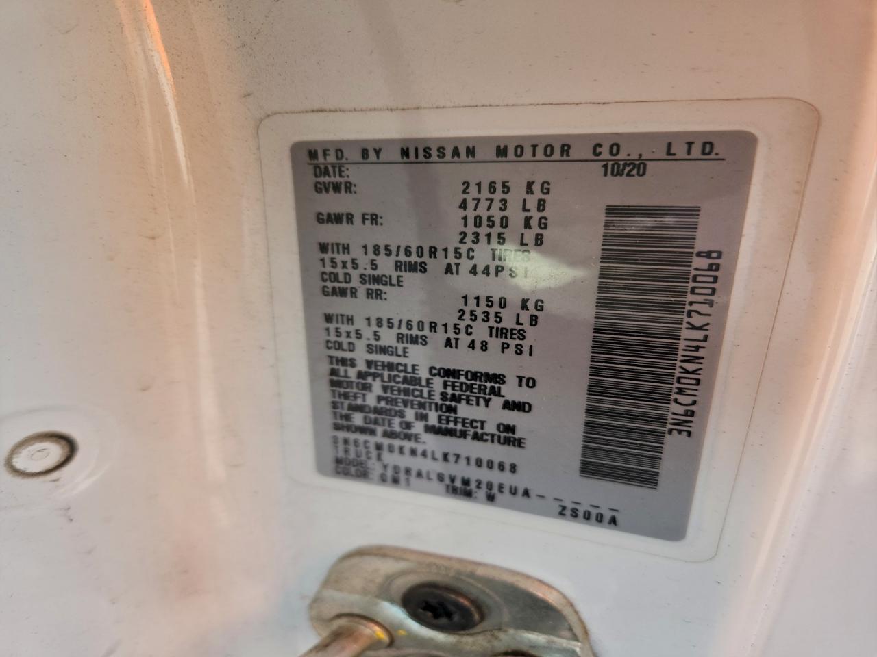 2020 Nissan Nv200 2.5S - zdjęcie 12